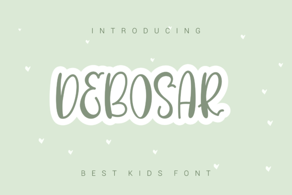 Debosar: A Bold Handwritten Typeface for Modern Web Design