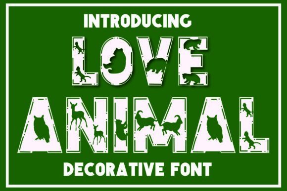 Love Animal: A Playful Typeface for Joyful Editorial Design