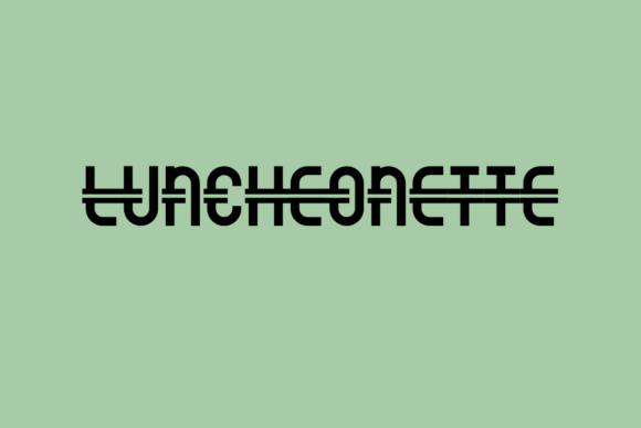 Luncheonette Font for Editorial Design and Branding