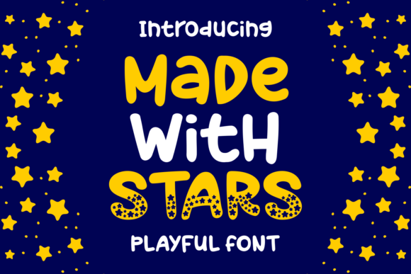 Made with Stars: The Premium Decorative Typeface for Scroll-Stopping Visuals