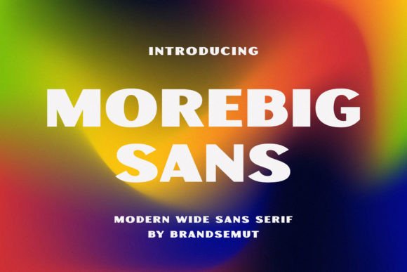 Morebig Sans: A Modern Typeface for Editorial Design