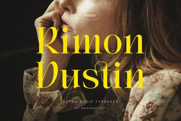 Rimon Dustin: The Retro Serif Font for Polished Branding