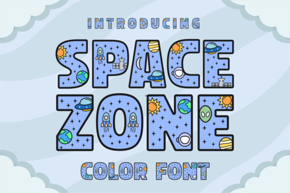 Space Zone: The Ultimate Decorative Typeface for Handmade Labels and Shop Branding