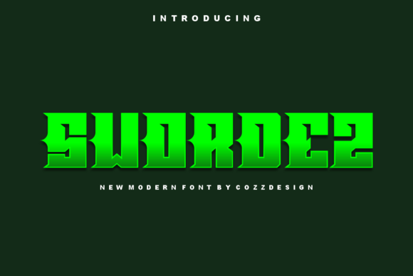 Swordez: The Bold Slab Serif Font for Handmade Branding