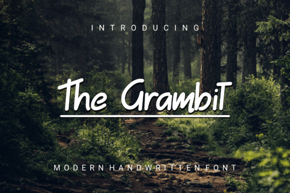 The Grambit: A Modern Handwritten Font for Digital Experiences