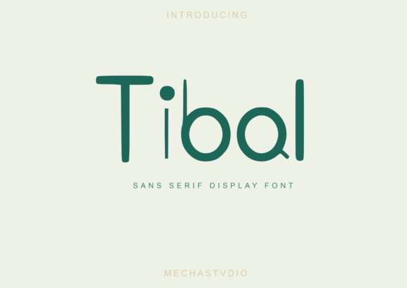 Tibal: A Unique Sans Serif Typeface for Modern Editorial Design