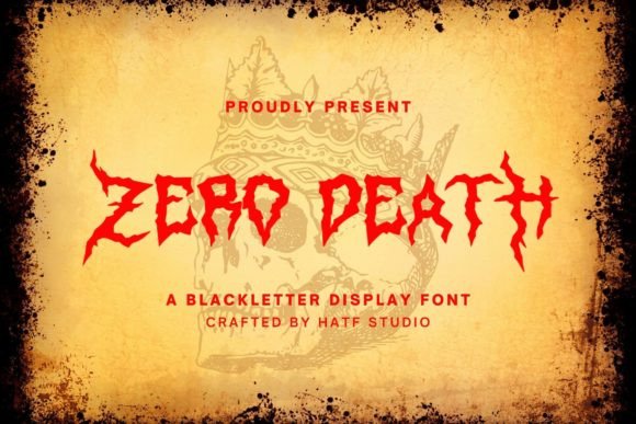 Zero Death: The Gothic Typeface That Transforms Handmade Brands